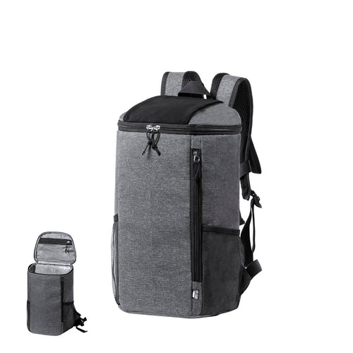 Sac à dos glacière de 10L de la gamme nature, fabriqué en polyester RPET 600D résistant de haute qualité, fabriqué à partir de plastique recyclé pour favoriser la réutilisation des déchets plastiques et contribuer à...