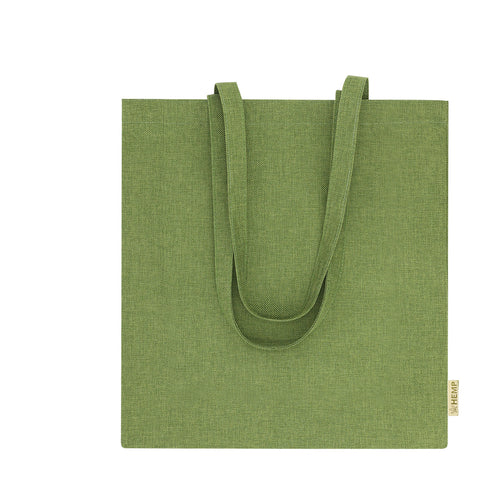Sac de la ligne Nature, composé à 100% de tissu de chanvre de 200g/m2 obtenu à partir de la plante de Cannabis, dont les processus de culture et d’obtention de fibres sont respectueux de l’environnement, résultant...