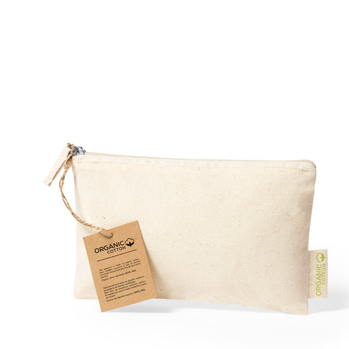 Neceser en coton biologique de 180g / m2 et dans un ton naturel - Plumok Personnalise