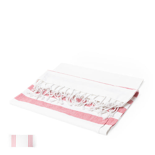 Serviette paréo de design bicolore, en matière 100% coton de 180g / m2 - Sally Personnalise
