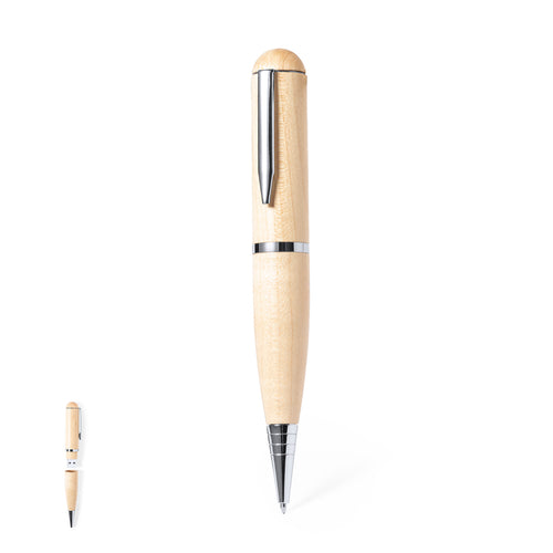 Stylo à bille USB en ligne nature - Kornon 16GB Personnalise