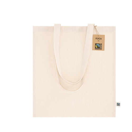 Sac de la ligne Nature, en coton de 180g/m2 dans un ton naturel - Flyca Fairtrade Personnalise