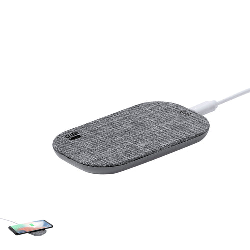 Chargeur sans fil de la ligne Nature, avec un design ovale pratique et une fonction de charge sans fil de 10 W - Yeik Personnalise
