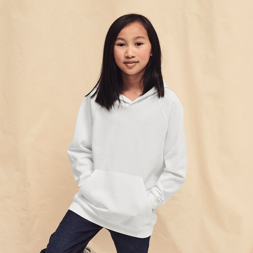 Sweet-shirt pour enfants unisexe Lightweight Hooded Sweat de Fruit Of The Loom Personnalise
