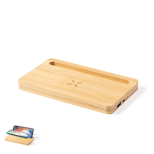 Chargeur organiseur sans fil Nature Line 15W - Loubron Personnalise