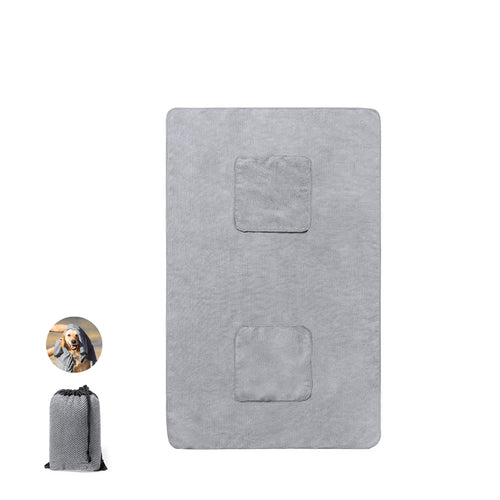 Serviette pour animaux de compagnie en polyester résistant 160g/m2 - Yelyn Personnalise