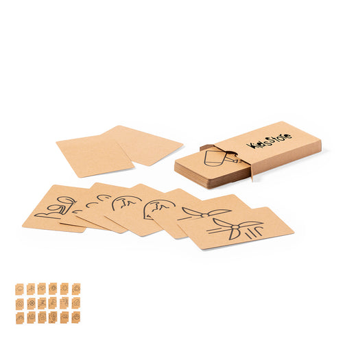 Jeu de sensibilisation écologique en carton recyclé - Mirman Personnalise