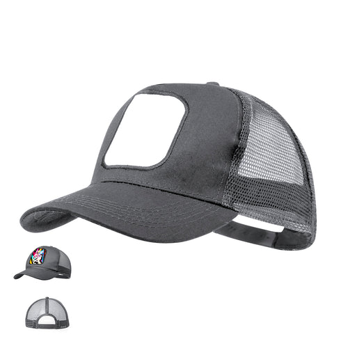 Casquette trucker faite d'une combinaison résistante de coton et de polyester - Flecher Personnalise