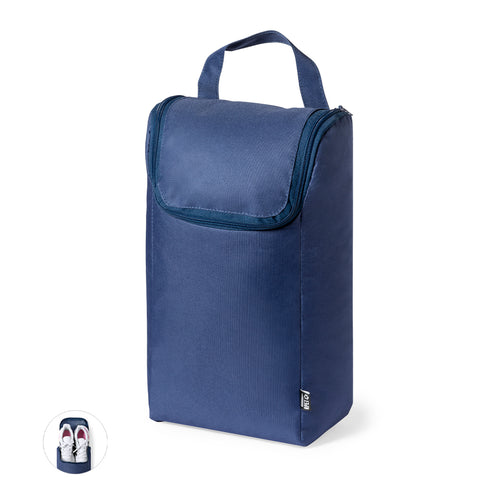 Sac à chaussures pratique de la ligne nature en RPET 600D - Helanor Personnalise
