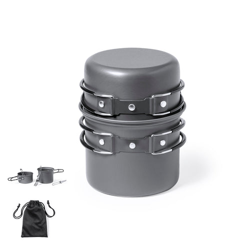 Ensemble complet d'ustensiles de camping ultra-compacts - Sondic Personnalise