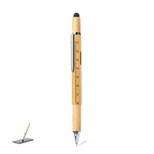 Stylo multifonction de la ligne Nature en bambou - Rakars Personnalise