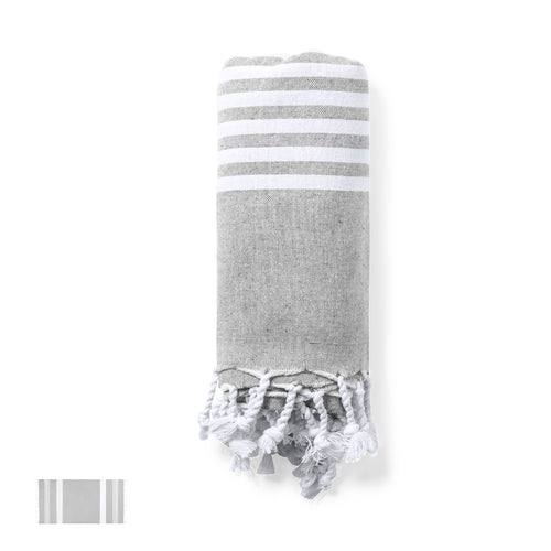 Serviette paréo au design bicolore, en matière 100% coton de 180g/m2 - Vedant Personnalise