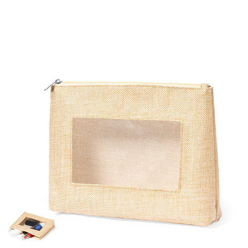 Trousse à cosmétiques inspirée de la nature avec une fenêtre sur un côté - Flumit Personnalise