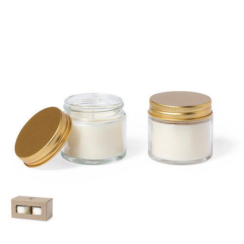 Ensemble de bougies aromatiques, à la cire végétale et à l'arôme de fleur de Fresia - Kesha Personnalise