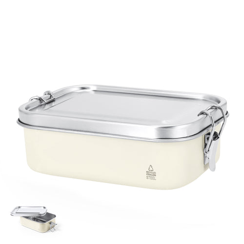 Boîte à lunch d'une capacité de 750 ml, fabriquée en acier inoxydable recyclé - Shonka Personnalise