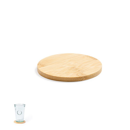 Dessous de verre de la ligne nature fabriqués en bambou naturel - Derrik Personnalise