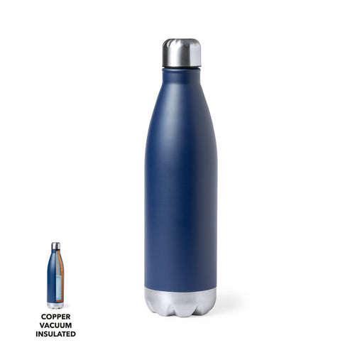 Bouteille thermos d'une capacité de 750 ml, fabriquée en acier inoxydable à double paroi - Willy Personnalise