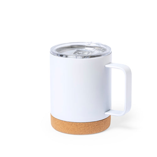 Tasse thermique de table en acier inox à double paroi et 330ml de capacité de couleur mate - Loret Personnalise