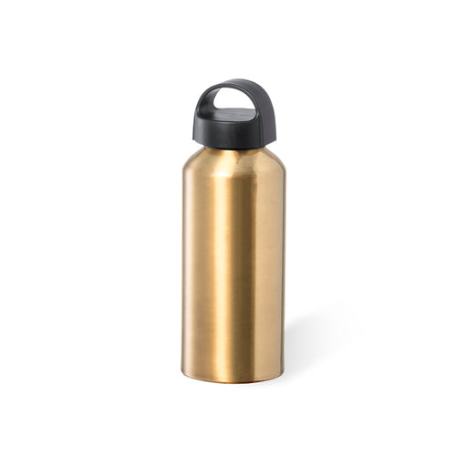 Bidon d'une capacité de 500 ml, en aluminium avec une finition brillante - Fecher Personnalise