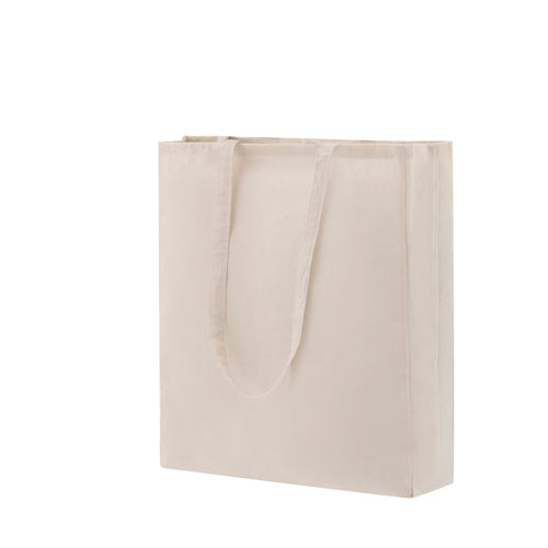 Sac fabriqué principalement en coton, avec finition naturelle et grammage de 140 g/m² - Dongay Personnalise