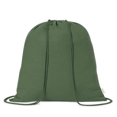 Sac à dos à cordes de la ligne Nature en coton biologique de 120g/m2 - Maziu Personnalise