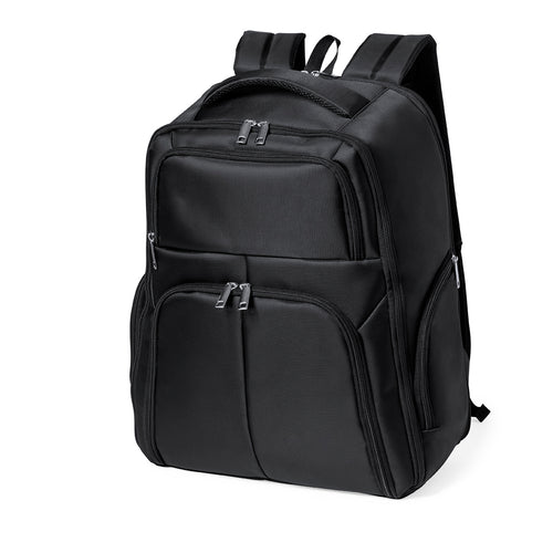 Sac à dos de qualité supérieure en Nyon 600D résistant avec une finition noire - Mauroz Personnalise