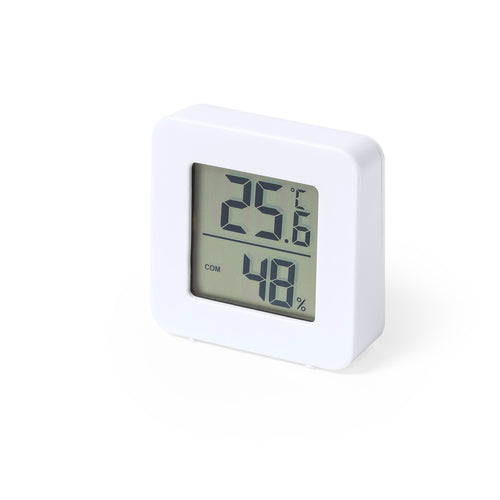 Station météo fabriquée en ABS durable avec une finition blanche - Tynna Personnalise