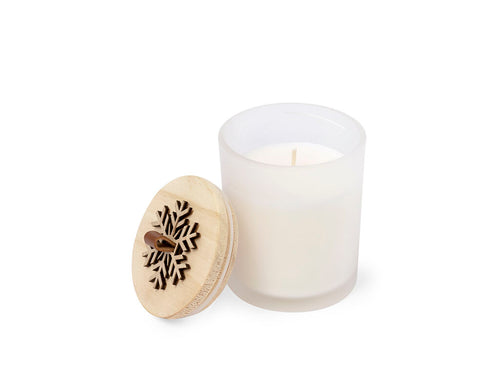 Bougie design de Noël au parfum de vanille - Lilnax Personnalise