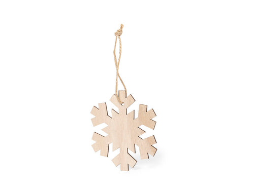 Décoration de Noël élégante et moderne en bois naturel lisse - Fultom Personnalise