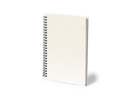 Carnet à anneaux A5 avec couvertures rigides en carton recyclé résistant - Hantiz Personnalise