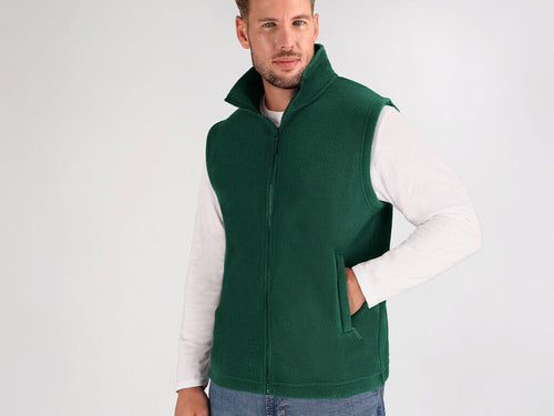 Gilet polaire chaude et douce 280g/m2 avec traitement anti-peluche, disponible en plusieurs coloris - Destin Personnalise