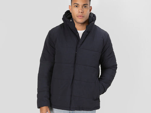 Veste type parka, à capuche, en matière 100% polyester chaud et doux - Leanor Personnalise