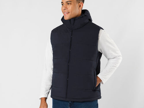Gilet à capuche, en matière 100% polyester chaud et doux - Brooke Personnalise