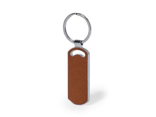 Porte-clés fabriqué en cuir recyclé - Fostel Personnalise