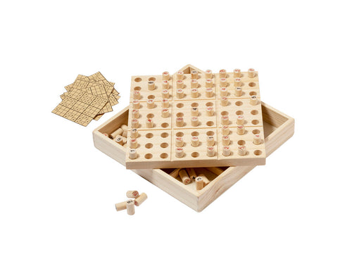 Jeu de sudoku de compétences fabriqué en bois résistant Personnalise