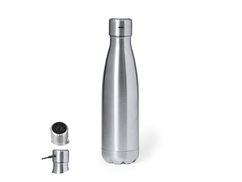 Gourde isotherme à double paroi en acier inoxydable d'une contenance de 500 ml en finition mate - Chuck Personnalise
