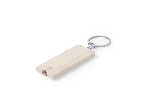 Porte-clé de poche fabriqué en paille de blé et en ABS - Tasex Personnalise