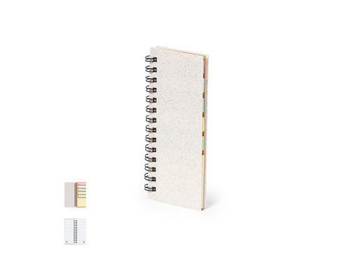 Bloc-notes avec couvertures en fibre de blé - Sorduk Personnalise