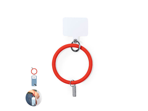 Bracelet original pour téléphone portable en silicone souple, adaptable à tous types de poignets - Naomi Personnalise