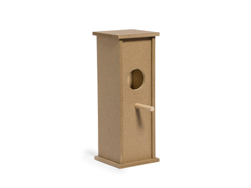 Niche suspendue pour oiseaux fabriquée en bois résistant - Fenyx Personnalise