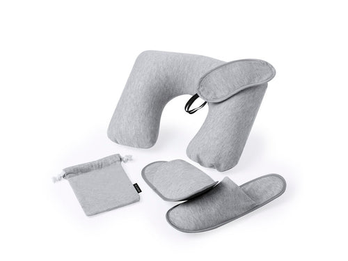 Superbe set de voyage en polyester doux - Alkes Personnalise