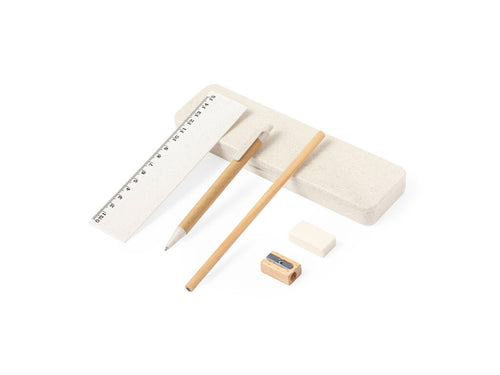 Set d’écriture en paille de blé - Elyndor Personnalise