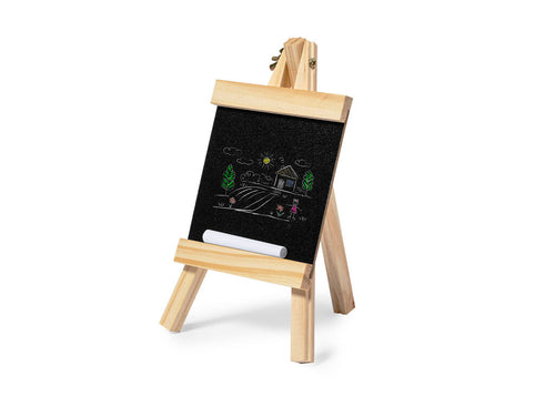 Pupitre original avec ardoise en bois, avec craie incluse - Blerim Personnalise