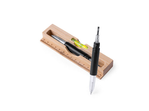 Pratique multi-outils 5 fonctions, fabriqué en acier résistant au carbone et finition en couleur noire - Margorix Personnalise