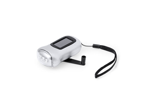 Lampe de poche solaire portable, fabriquée en ABS résistant - Rogla Personnalise