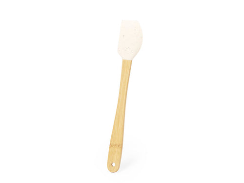 Palette de cuisine avec extrémité en silicone et une belle couleur naturelle - Aloria Personnalise