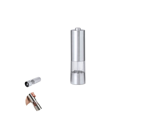 Moulin électrique pour sel et poivre en acier inox - Cinder Personnalise