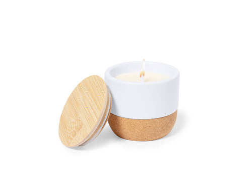 Bougie parfumée au parfum lin - Lavolia Personnalise