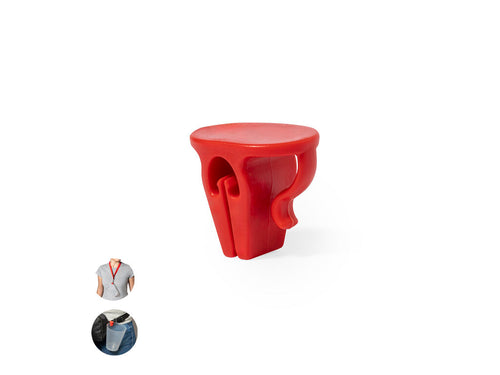 Pince porte-gobelet pratique en ABS robuste - Tusca Personnalise