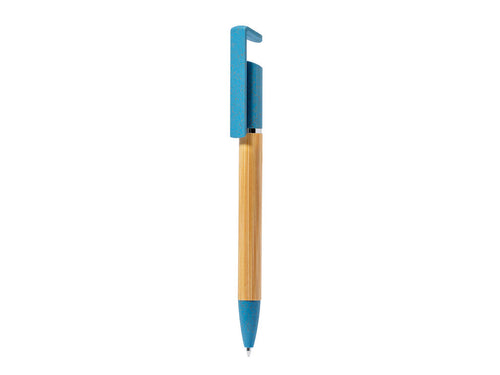 Support de stylo pratique en bambou et canne à blé - Zonta Personnalise